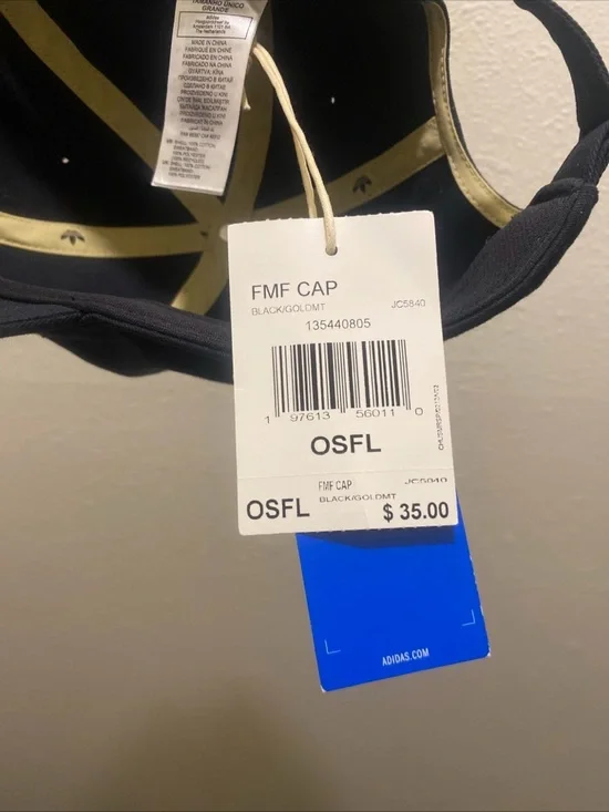 Adidas Mexico 2025 “Mexico de Oro” Style Cap Black/Gold Adjustable OSFL - Picture 8 of 9